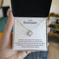 To My Soulmate | I Love You Until The End Of Time - Love Knot Necklace