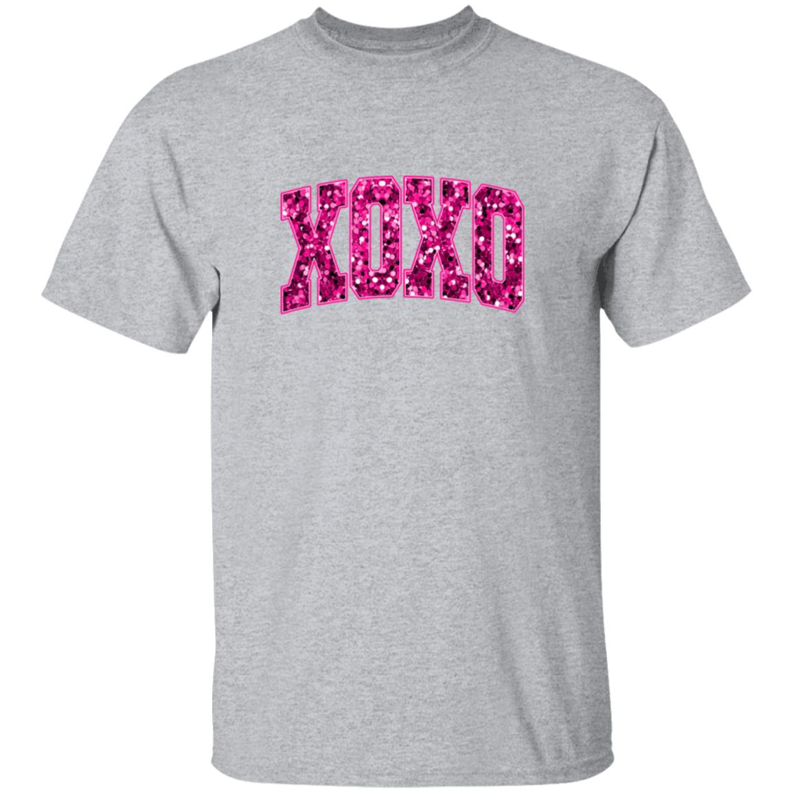 XOXO Valentine's Day Pink Sequin