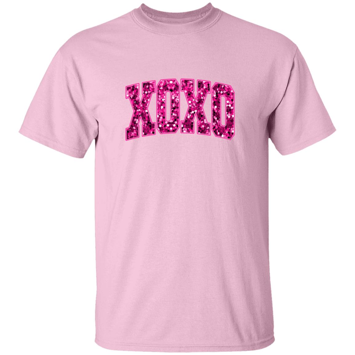 XOXO Valentine's Day Pink Sequin