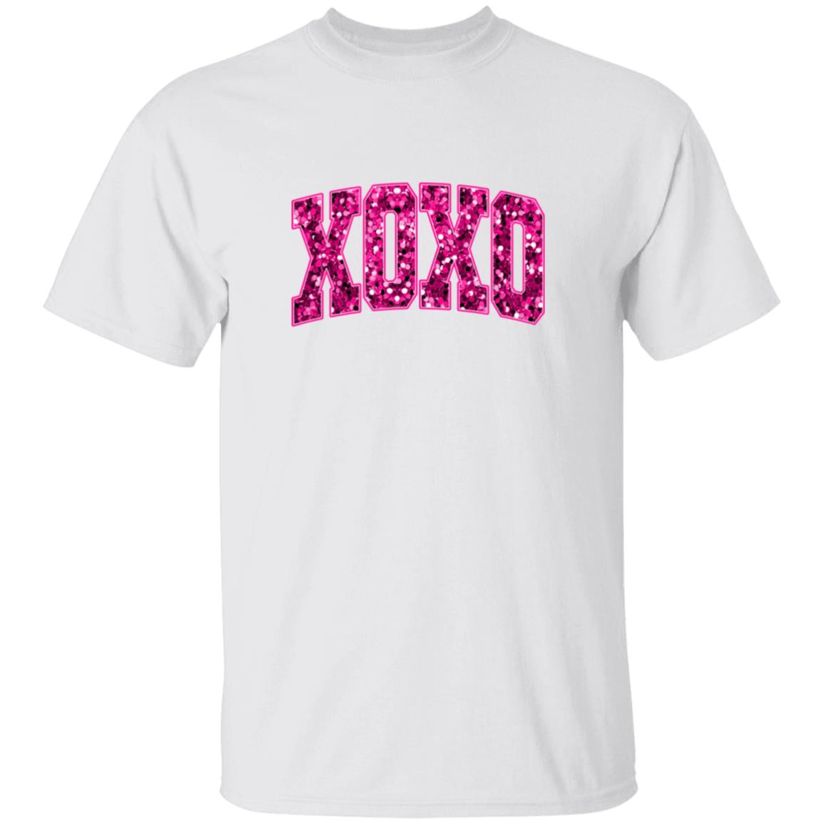 XOXO Valentine's Day Pink Sequin