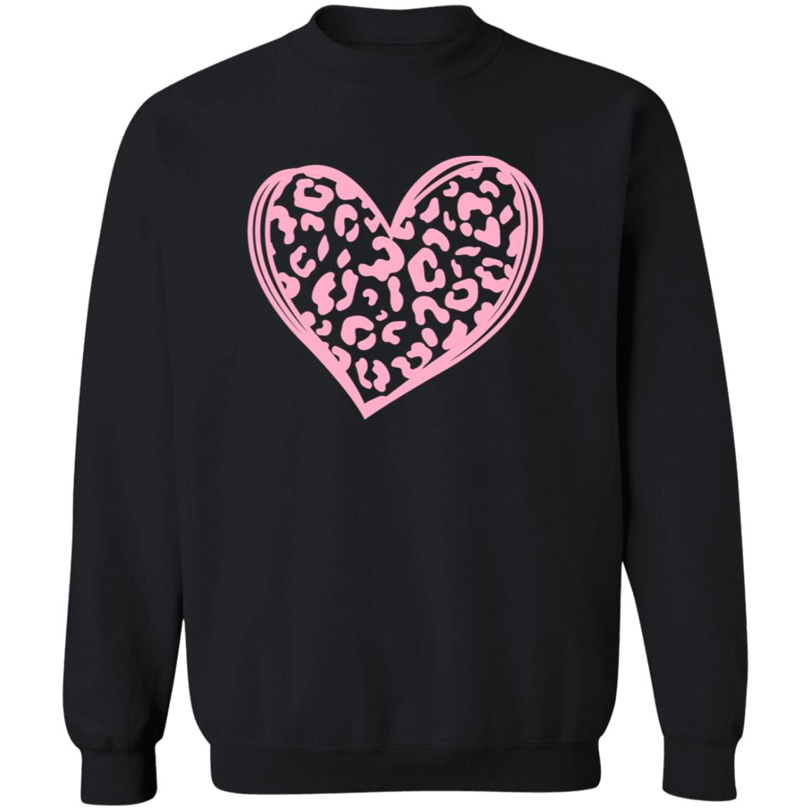 Leopard Print Valentine's Day Heart PINK