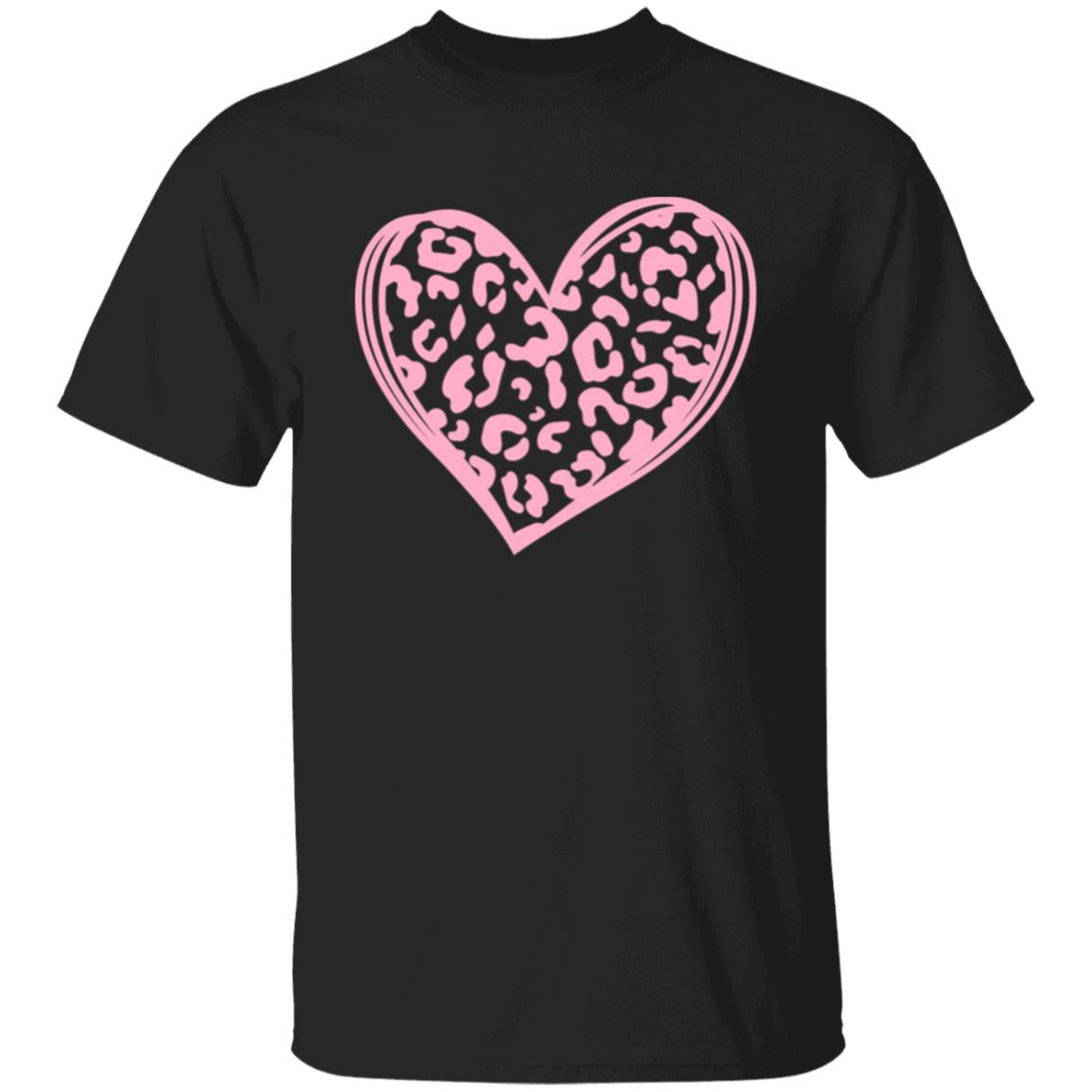 Leopard Print Valentine's Day Heart PINK